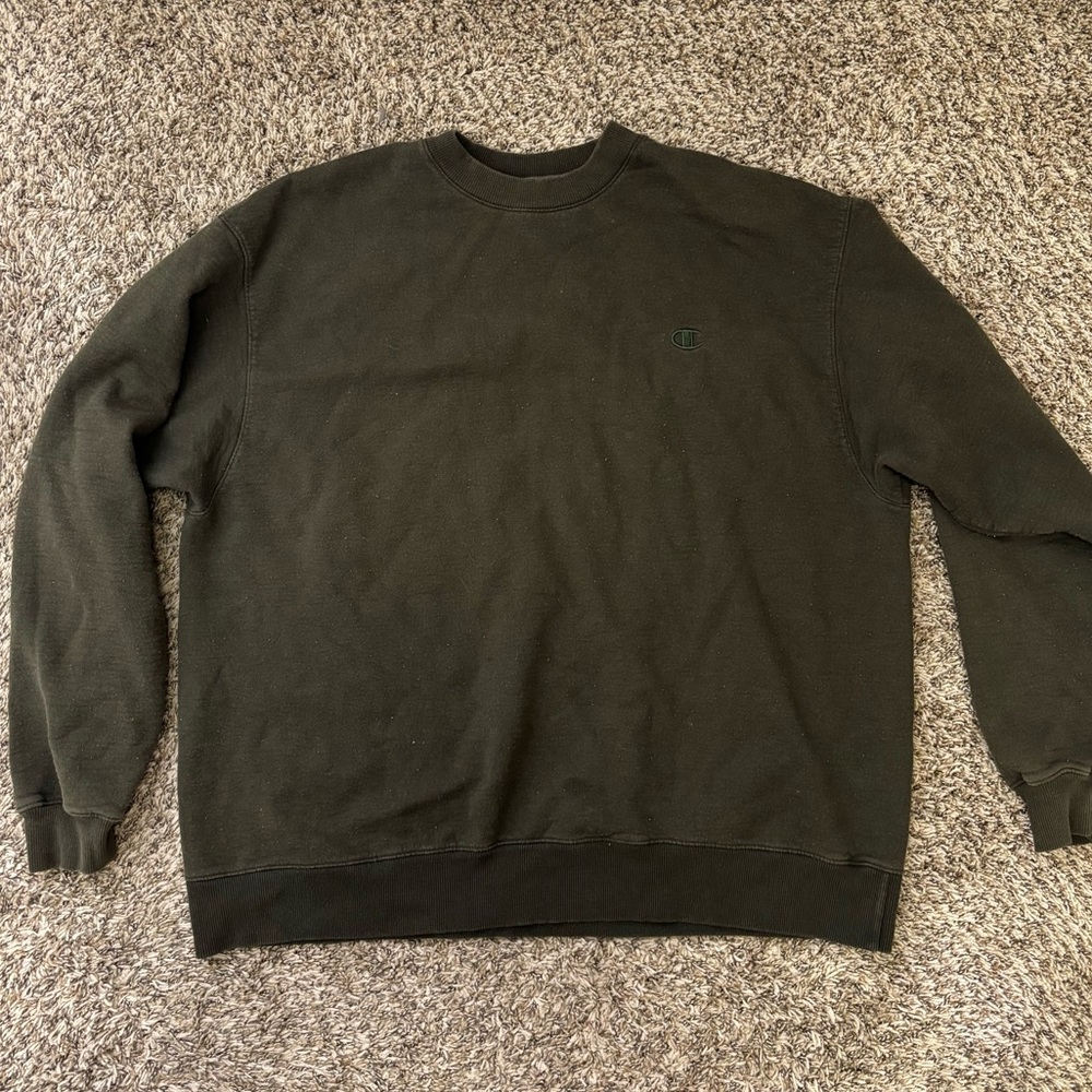 Champion Eco Crewneck Sweatshirt Dark Green 2XL